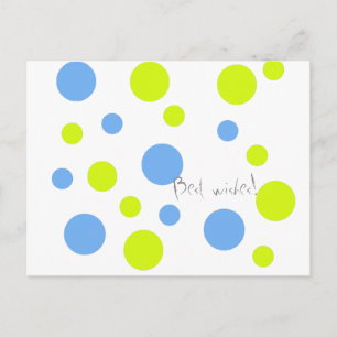 Best wishes Happy Bubbles Postcard