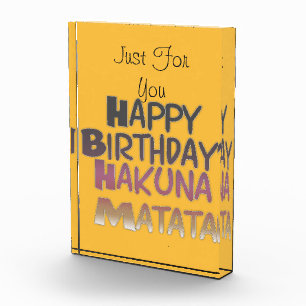 Best Wishes Just For You Happy Birthday Photo Block