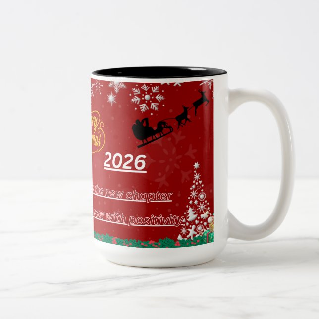 Best Wishes New Year Cup (Right)