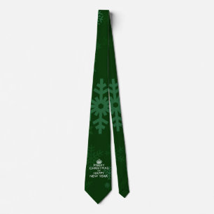 Best Wishes on Keep Calm Crown Green Tie
