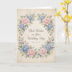 Best wishes on your wedding day  card