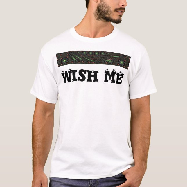 Best Wishes T Basic T-Shirt Template (Front)
