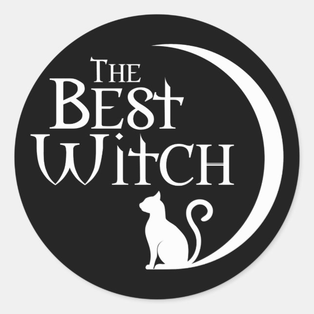 Best Witch - Witches Classic Round Sticker (Front)