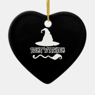 Best Witches Funny Witch Shirt Halloween 2021 Ceramic Ornament