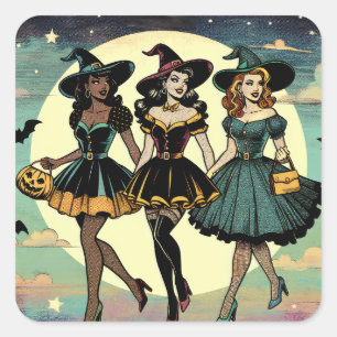 Best Witches Square Sticker