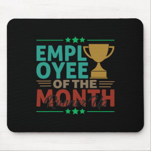 Best Worker Employee Of The Month Runner Up Office Mouse Pad