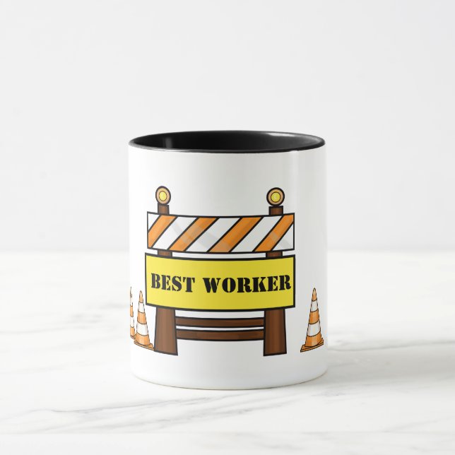 Best Worker Mug for Construction Work (Center)