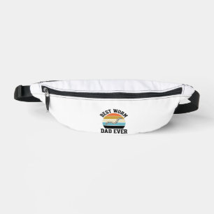 Best Worm Dad Ever Vintage Worm Shirt Design_1 Fanny Pack
