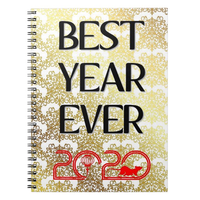 BEST YEAR EVER 2020 Year of the Rat NOTEBOOK DIARY (Front)