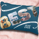 Best Year Ever Friends Photo Collage Accent Pillow<br><div class="desc">This photo collage pillow features letter templates for four photographs of you and your best friends. Text reads BEST YEAR EVER, making this the perfect holiday, end of the year gift for your besties. A thoughtful gift for friends at graduation or who are going away to college as a way...</div>