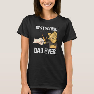 Best Yorkie Yorkshire Terrier Dad Daddy Dog Owner T-Shirt
