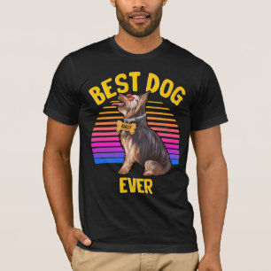 Best Yorkshire Terrier Dog Ever Retro T-Shirt