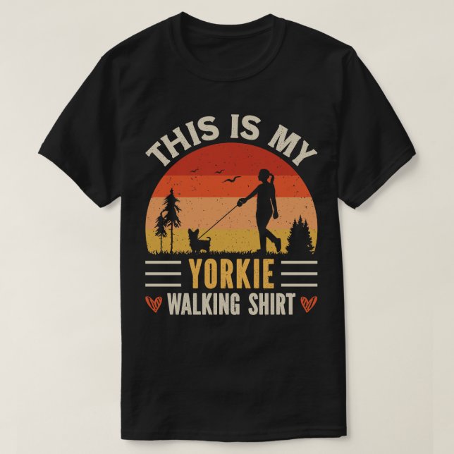 Best Yorkshire Terrrier Mom 2023 Cute Yorkie Dog L T-Shirt (Design Front)
