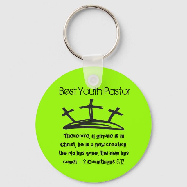 Best Youth Pastor Keychain (Front)