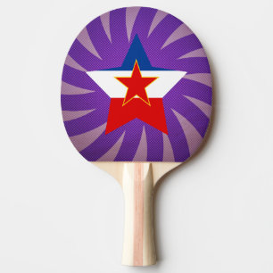 Best Yugoslavia Flag Design Ping Pong Paddle