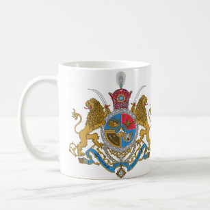 Bestand Imperial Coat Of Arms Of Iran Coffee Mug