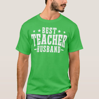 Besteacher Husband Of Aeachereachers Husband retro T-Shirt