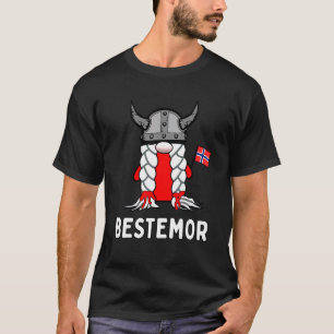 Bestemor Nordic Gnome Viking Nisse Norwegian Grand T-Shirt
