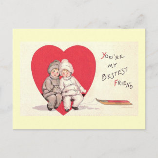 Bestest Friend Valetine's Postcard
