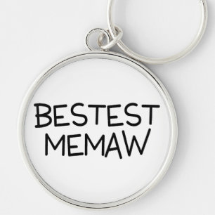 Bestest Memaw Keychain