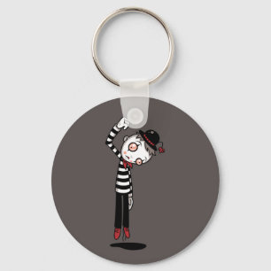 Bestest Mime Ever Keychain