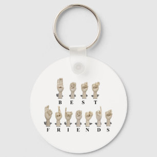 BestFriendsAmeslan062511 Keychain