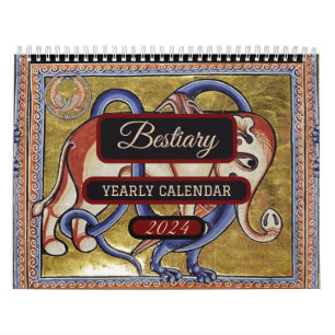 Bestiary Russian 13th Century Art Collection Calendar