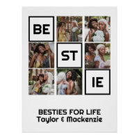Bestie Best Friends 6 Photos and Personalized Text