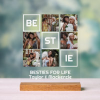 Bestie Best Friends 6 Photos et Texte Personnalisé