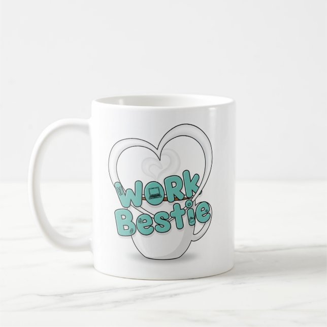 Bestie de travail Mug (Gauche)