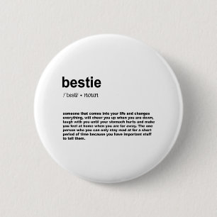 Bestie Definition 2 Inch Round Button