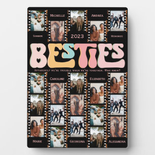 Bestie Film Reel Movie Trendy Image Frame Plaque
