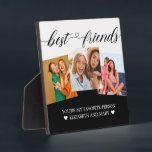 Bestie Gifts Personalized Photo Collage BFF Gifts Plaque<br><div class="desc">Bestie Gifts Personalized Photo Collage BFF Gifts</div>