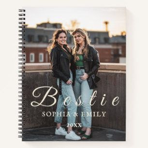 Bestie Photo Collage Notebook – Names & Year