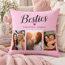 BESTIE Pink Photo Collage & Names