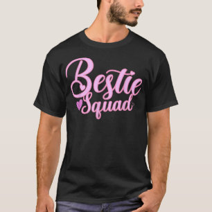 Bestie Squad Matching BFF Friend Crew Hearts T-Shirt