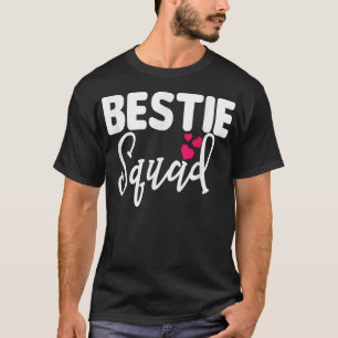 Bestie SquadMatching BFF Friend Crew Hearts T-Shirt