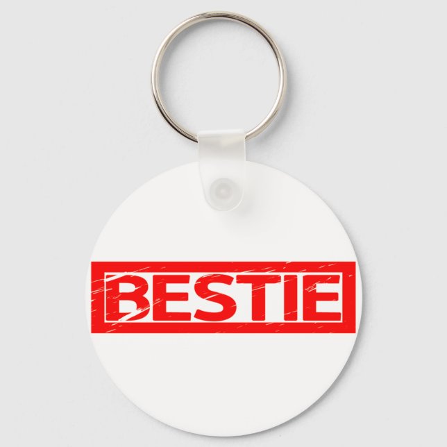 Bestie Stamp Keychain (Front)