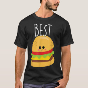 BestieCute Food BFF Best Friend Hamburger Burger K T-Shirt