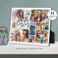 Besties 11 Photo Collage Modern Script