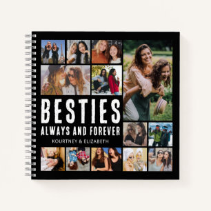 Besties Always & Forever Photo Collage Notebook