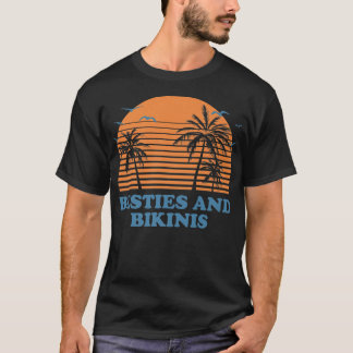 Besties And Bikinis Beach Friends Ocean Buddy Swim T-Shirt
