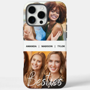 Besties   Best Friends Personalized Names Photo iPhone 16 Pro Max Case