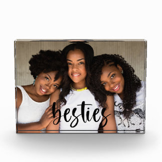 Besties Best Friends script font modern Photo Block