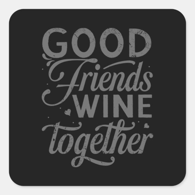 Besties BFF Heart Best Friends Bestie  Square Sticker (Front)