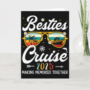 Besties Cruise 2025 Besties Cruising Summer Vacati Card