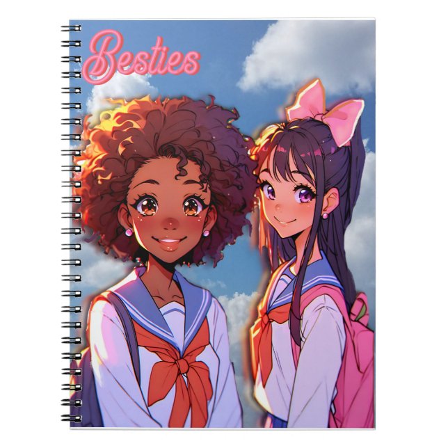 Besties First Day At School Notebook (Front)
