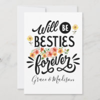 Besties for Life BFF Friends Forever Gift
