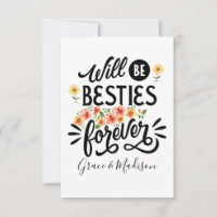Besties for Life BFF Friends Forever Gift
