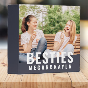 Besties Forever Best Friends BFF Modern Chic Photo Binder